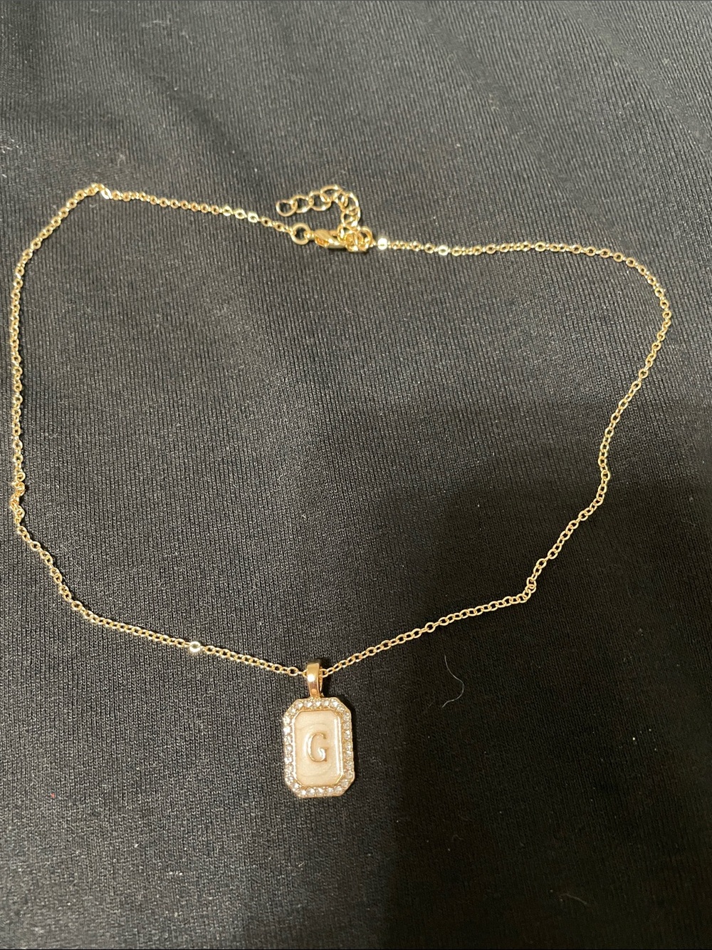 Initial 'G' Pendant Necklace - Women's Jewelry